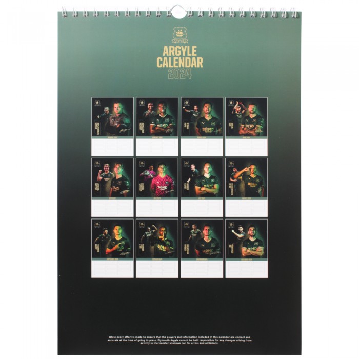 2024 Argyle Calendar