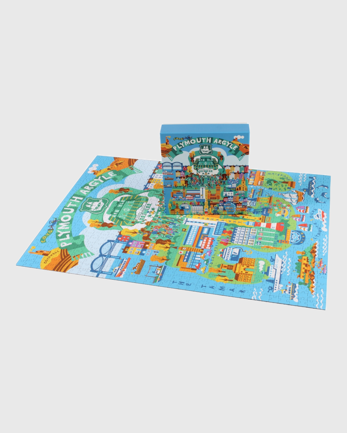 Plymouth Illustration 1000pc Jigsaw Puzzle