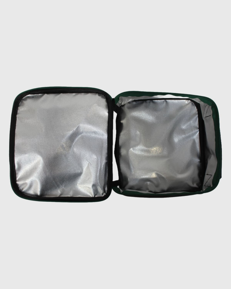 Green and Black Lunch Bag