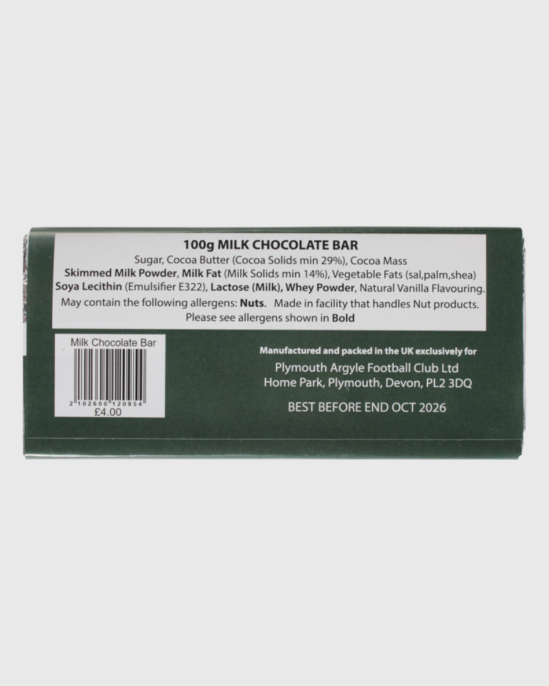 Bar Scarf Milk Chocolate