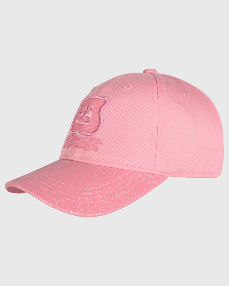 Junior Pink Glitter Cap