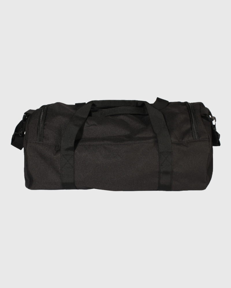 Embossed Blackout Barrel Bag