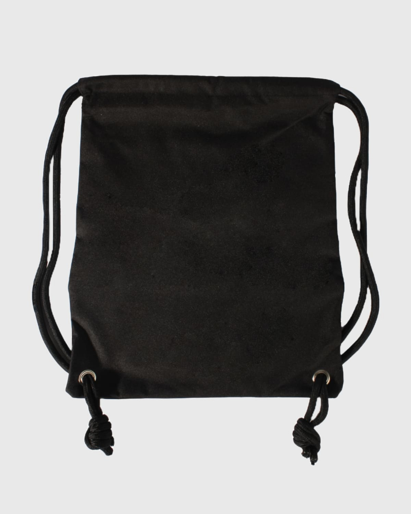 Embossed Blackout Drawstring Bag