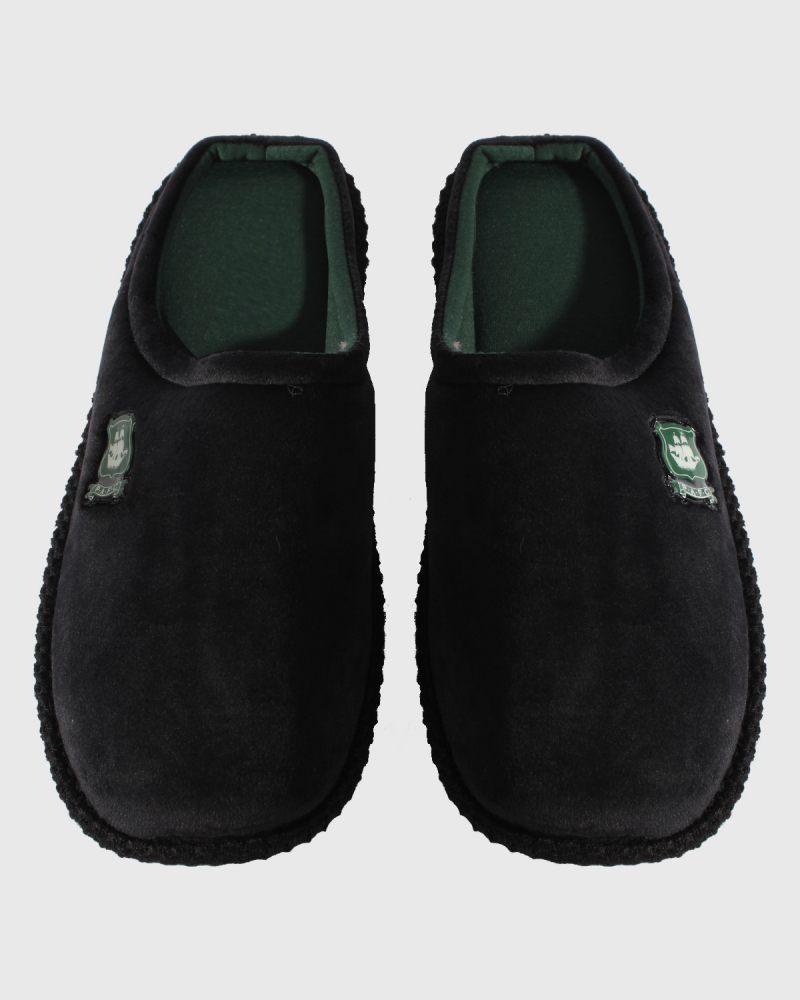 Black Mule Slipper