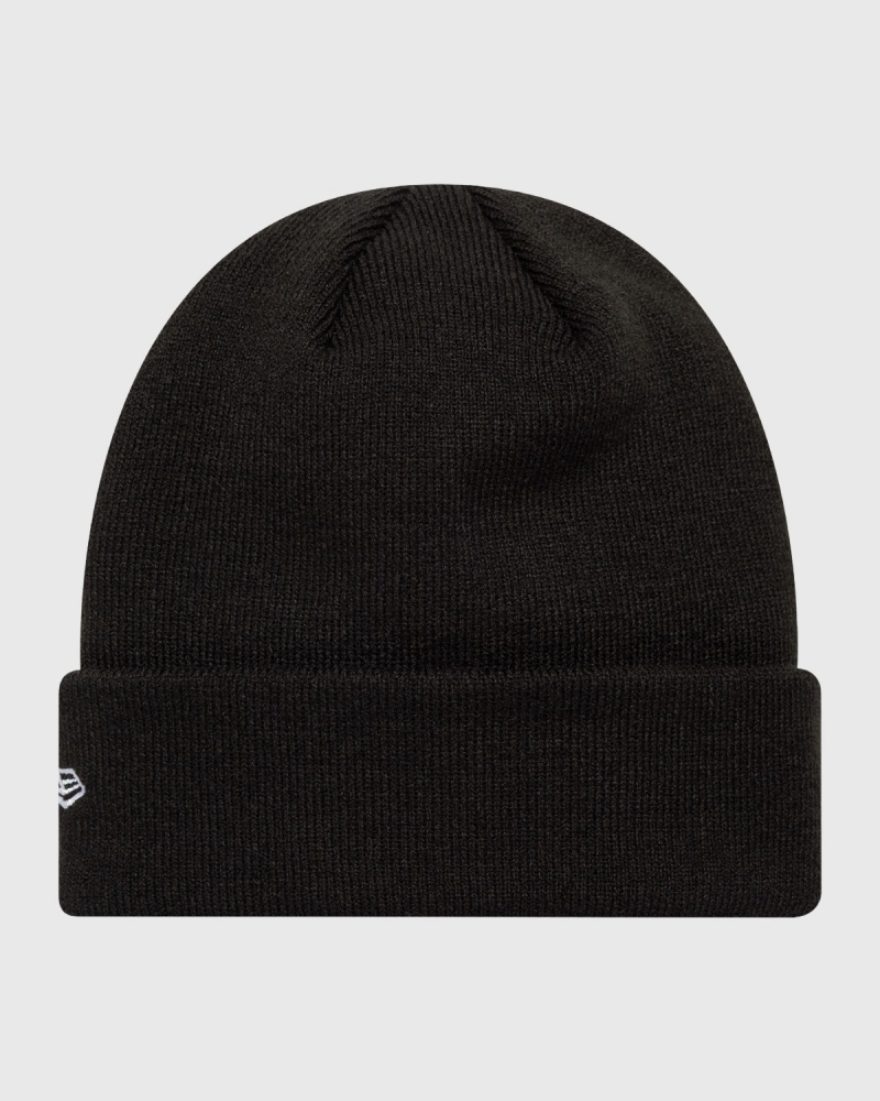 Black Tonal Cuff Beanie