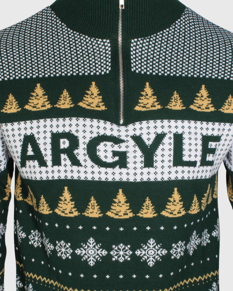 Argyle Christmas 1/4 Zip