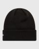 Black Tonal Cuff Beanie