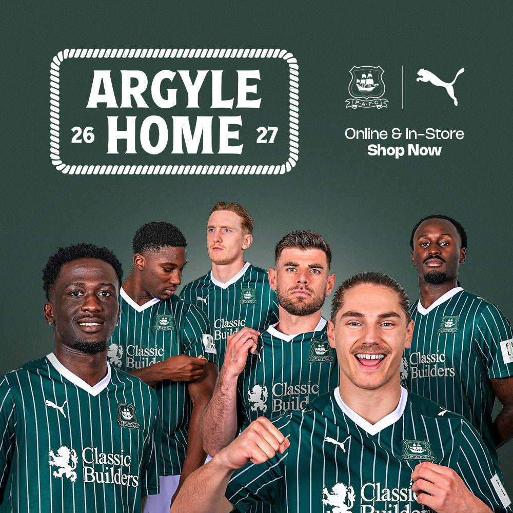 The official website of Plymouth Argyle Official Online Shop
