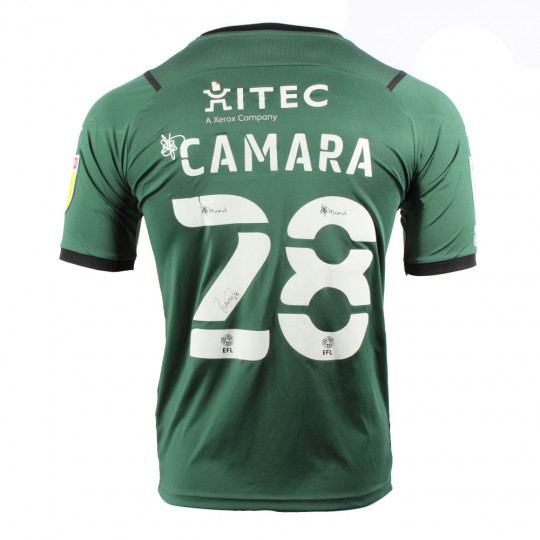 21/22 Matchworn Home Signed Shirt -Panutche Camara