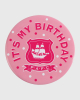 Pink Birthday Badge