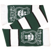 Green, Black & White Bar Scarf