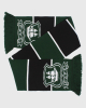 Green and Black Bar Scarf