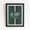 PAFC Stripe Personalised Poster