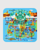 Plymouth Illustration Hardwood Coaster