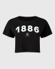 Womens 1886 Cropped Tee 