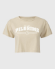 Womens Varsity Cropped Tee