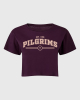 Womens Varsity Cropped Tee