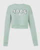 Womens 1886 Cropped Sweatshirt