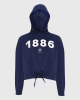 Womens 1886 Cropped Hoodie