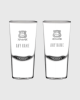 Personalised Shot Glass 25ml Twin Pack