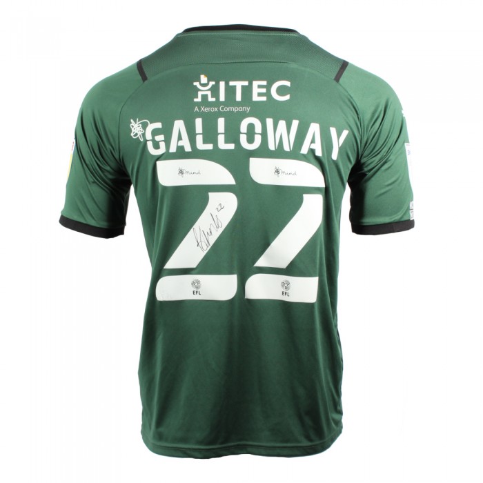 21/22 Matchworn Home Signed Shirt - Galloway