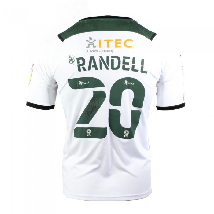 21/22 Matchworn Away Signed Shirt - Adam Randell
