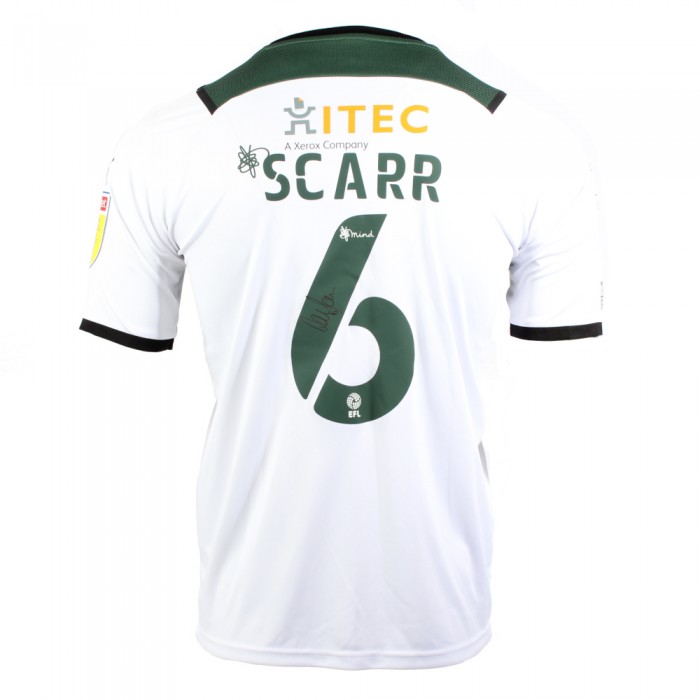 21/22 Matchworn Away Signed Shirt - Dan Scarr