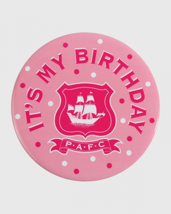 Pink Birthday Badge