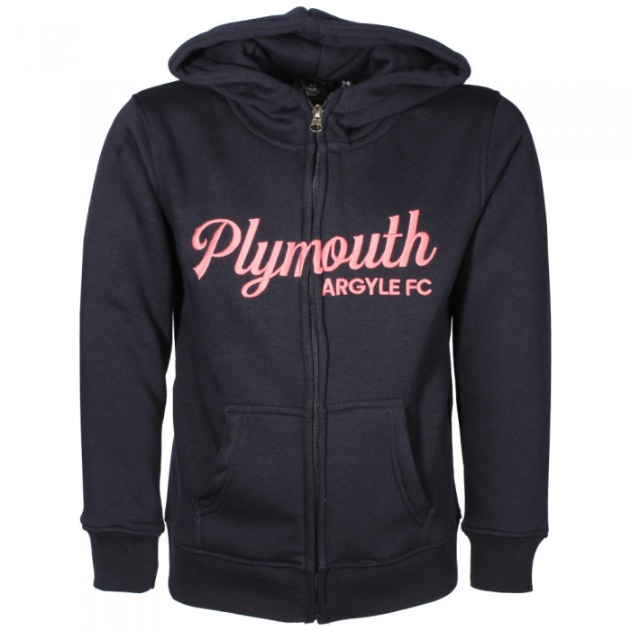 Plymouth Argyle Zip Hoody Junior