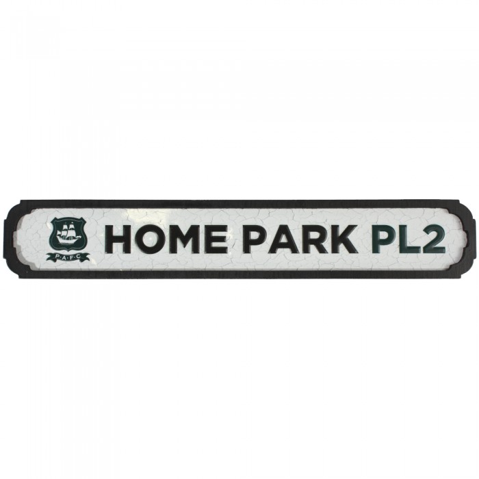 Wooden Street Sign Embossed