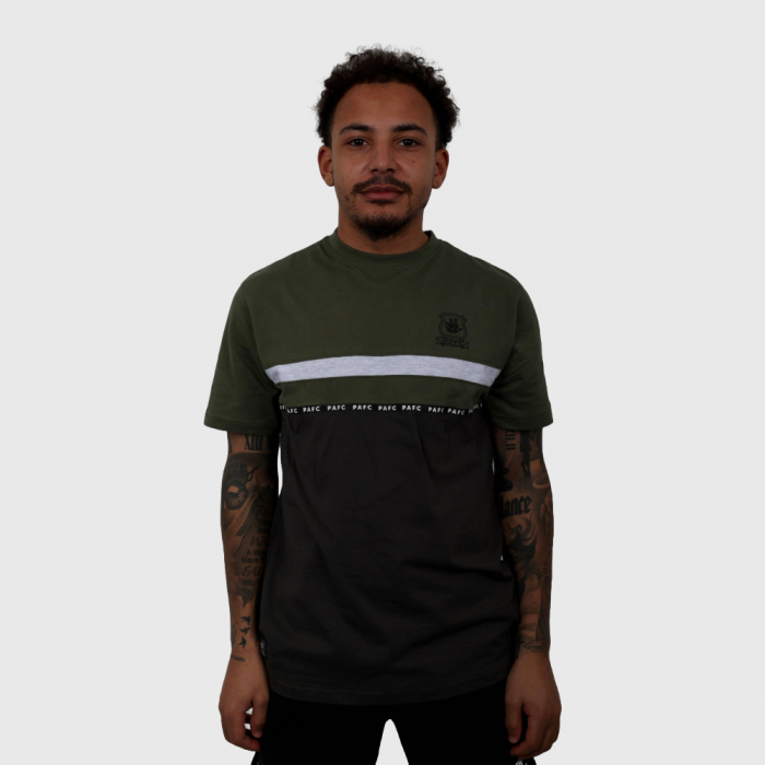 Khaki Panel Tee