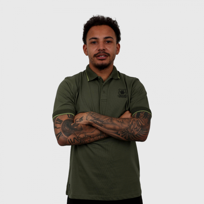 Khaki Stripe Polo