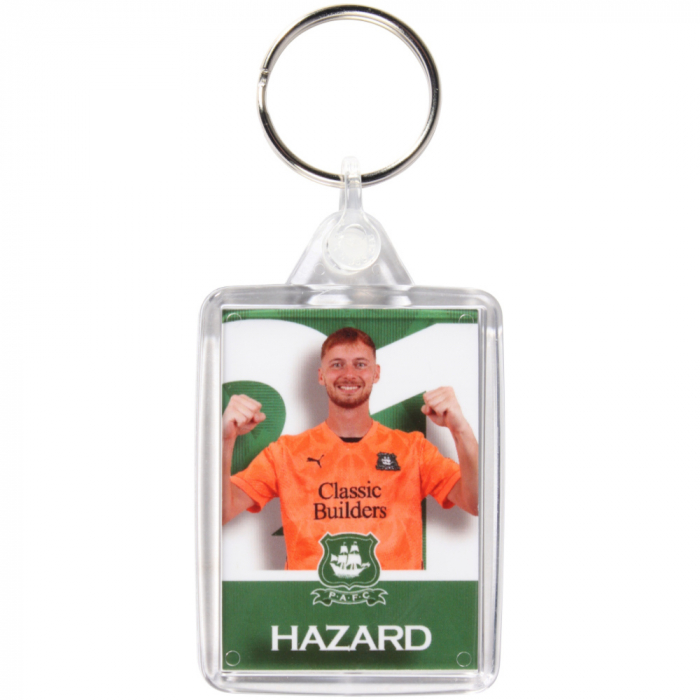 Hazard Player Keyring
