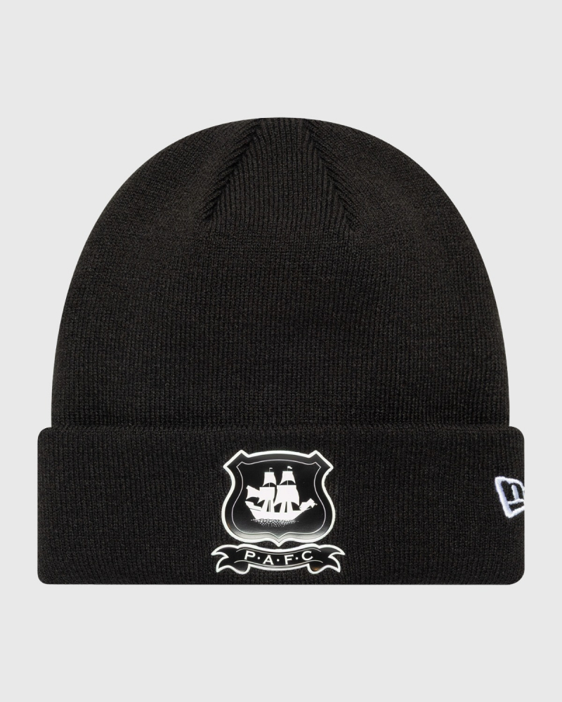 Black Tonal Cuff Beanie