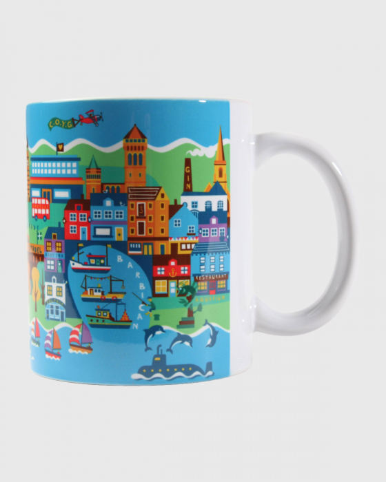 Plymouth Illustration Mug