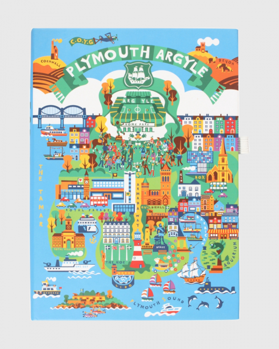 Plymouth Illustration A5 Notebook