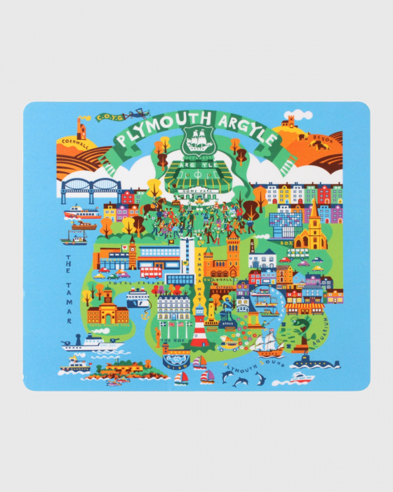 Plymouth Illustration Mousemat