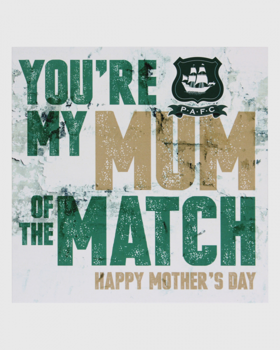 Mum of the Match Mothers Day Card