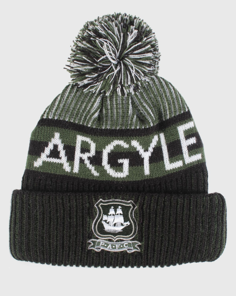 Contrast Text Beanie