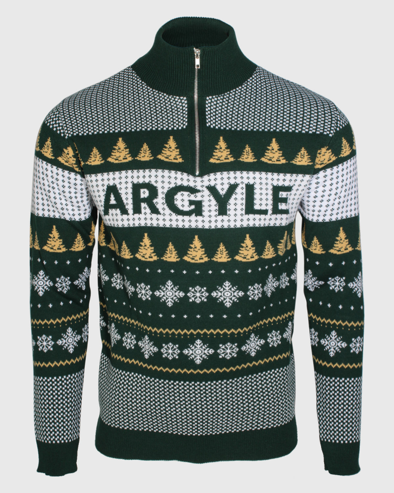 Argyle Christmas 1/4 Zip