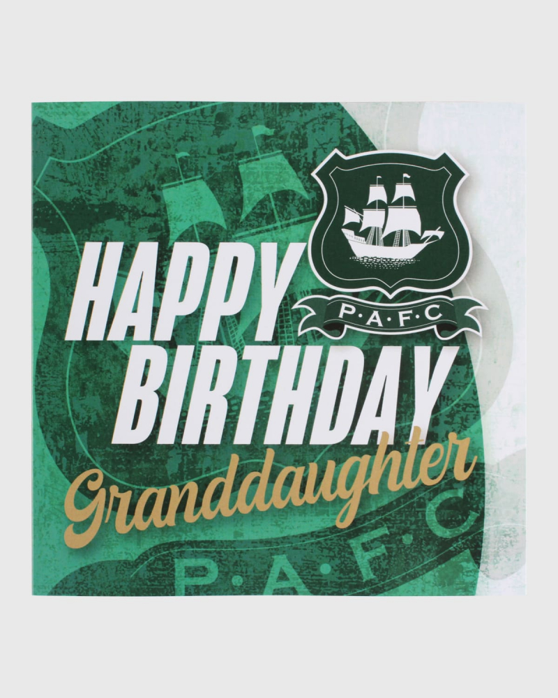 Happy Birthday Granddaughter Card