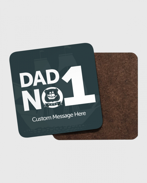 No.1 Dad Personalised Coaster