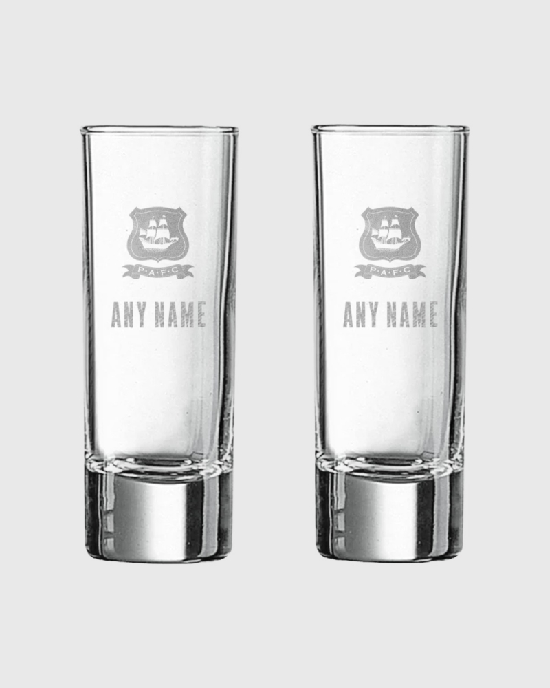 Personalised Shot Glass 60ml Twin Pack