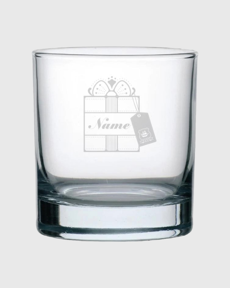Personalised Present Whiskey Glass
